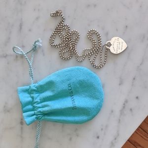 Authentic Return to Tiffany Heart Tag Necklace